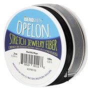 0.7mm Opelon elastic fiber wire - Black x100m|raw }}