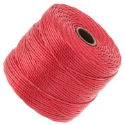 0.5mm S-LON Bead Cord - Red Hot x70m