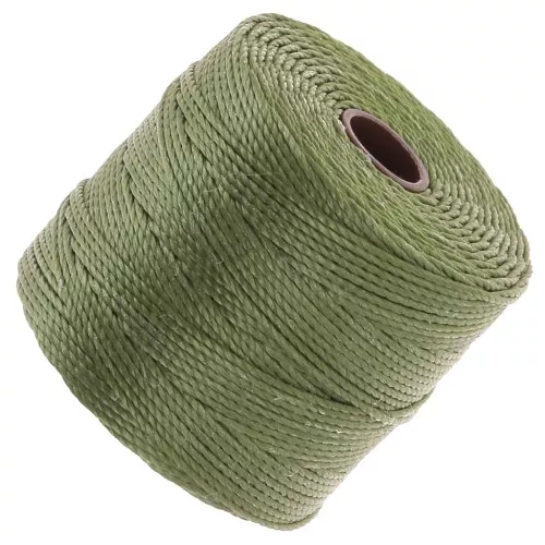 0.5mm S-LON Bead Cord - Olivine x70m