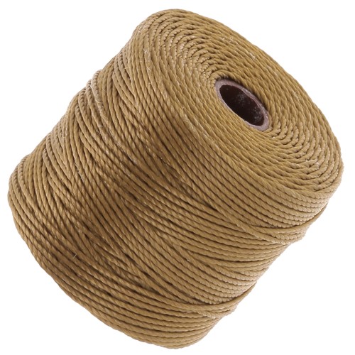 0.5mm S-LON Bead Cord - Antique Gold x70m