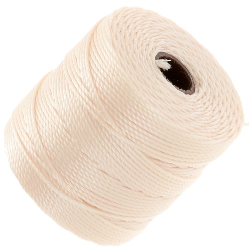 0.5mm S-LON Bead Cord - Vanilla x70m