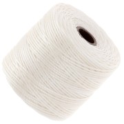 0.5mm S-LON Bead Cord - White x70m|raw }}