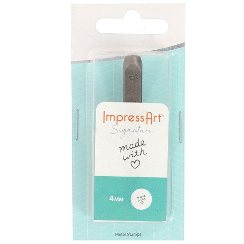 4mm ImpressArt Punch - Made With Love x1