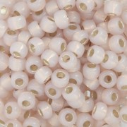 Miyuki Seed beads 6/0 579 - Dyed Blush Silver Lined Alabaster x8g|raw }}
