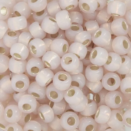 Miyuki Seed beads 6/0 579 - Dyed Blush Silver Lined Alabaster x8g