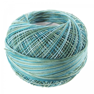 cotton yarn Lizbeth size 10 Blue River Glades n°164 x111m