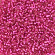 Miyuki Seed beads 15/0 1436 - Dyed Silver Lined Raspberry x8g