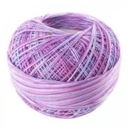 cotton yarn Lizbeth size 10 Grape Splash n°165 x111m