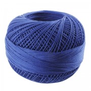 cotton yarn Lizbeth size 10 Royal Blue n°652 x111m
