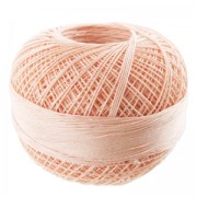 cotton yarn Lizbeth size 10 Light Peach n°630 x111m