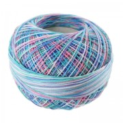 cotton yarn Lizbeth size 10 Summer Fun n°104 x111m|raw }}