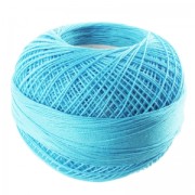 cotton yarn Lizbeth size 10 Ocean Turquoise Light n°658 x111m|raw }}