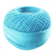 cotton yarn Lizbeth size 10 Ocean Turquoise Light n°658 x111m