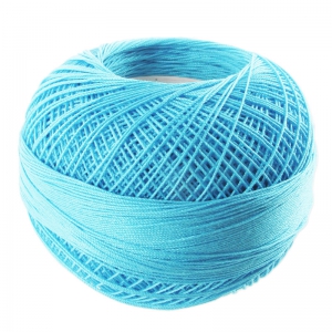 cotton yarn Lizbeth size 10 Ocean Turquoise Light n°658 x111m