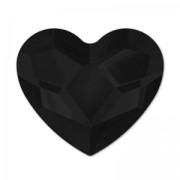 Rhinestones Hotfix Heart PureCrystal 2808 6mm Jet  x1|raw }}
