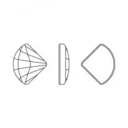 Rhinestones Hotfix Fan PureCrystal 2714 6mm Crystal Golofn Shadow x1