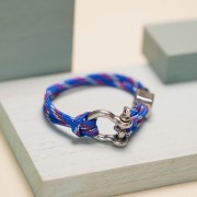 4mm Paracord - flat parachute cord - Grey - Beige - Black x1m