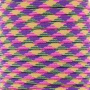 Fuschia - 4mm Paracord - flat parachute cord - Pink - Yellow - Blue x1m 4mm Paracord - flat parachute cord - Pink - Yellow - Blue x1m