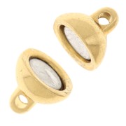 13.5x8mm Magnetic clasp - Fine gold plated x1