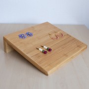 8x31.5cm Jewelry holder - bamboo earring display x1