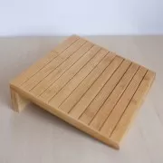 8x31.5cm Jewelry holder - bamboo earring display x1