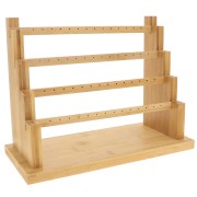 26x34cm Jewelry holder - bamboo jewelry display for earrings x1|raw }}