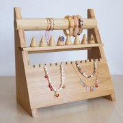 32x30cm Jewelry holder - bamboo jewelry display x1