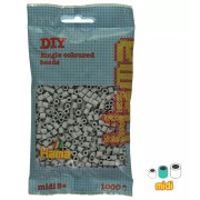 5mm Hama Midi ironing beads Cloud grey (n°109) x 1000|raw }}