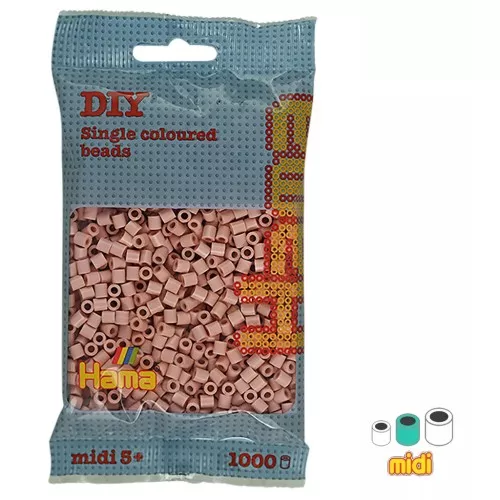 5mm Hama Midi ironing beads Powder pink (n°112) x 1000