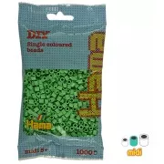 5mm Hama Midi ironing beads Bright green (n°115) x 1000