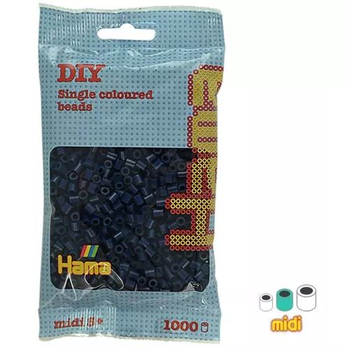 5mm Hama Midi night blue ironing beads (n°116) x 1000