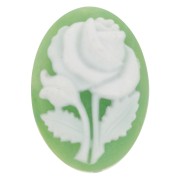 18x13mm Resin Cameo - pink pattern - Jade x1|raw }}