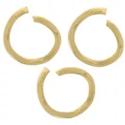 4x0.5mm 316L stainless steel Open jump rings - Gold x100