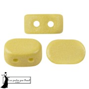 4x6mm Lipsi® glass beads by Puca® - Vogue Canary Yellow Mat x10g|raw }}