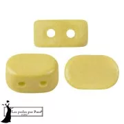 4x6mm Lipsi® glass beads by Puca® - Vogue Canary Yellow Mat x10g