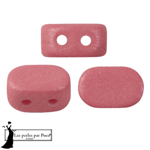 4x6mm Lipsi® glass beads by Puca® - Vogue Indian Rose Mat x10g