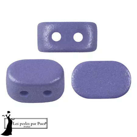 4x6mm Lipsi® glass beads by Puca® - Vogue Mauve Mat x10g