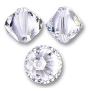 PureCrystal 5328 Crystal Bicones 4mm Crystal x50