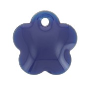 Metal and epoxy resin flower sequin 10 mm - Midnight blue x10|raw }}