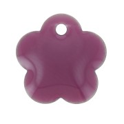 Metal and epoxy resin flower sequin 10 mm - Lilac x10|raw }}