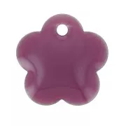 Sequins fleurs en métal et résine époxy 10 mm - Lilas x10