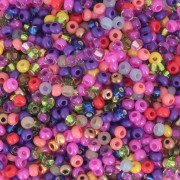 Preciosa Seed beads 11/0 2 mm - Mix Fuchsia - Violet x20g