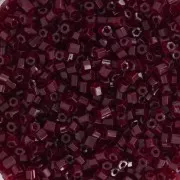 Preciosa Two Cuts 11/0 2 mm Seed Beads - Garnet x20g