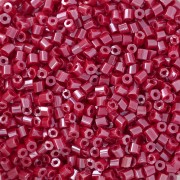 Preciosa Two Cuts 11/0 2 mm Seed Beads - Opaque Red Coral Sfinx x20g