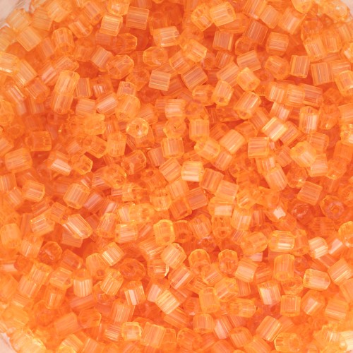 Preciosa Two Cuts 11/0 2 mm Seed Beads - Solgel Yellow 3 Dyed Satin x 20 g