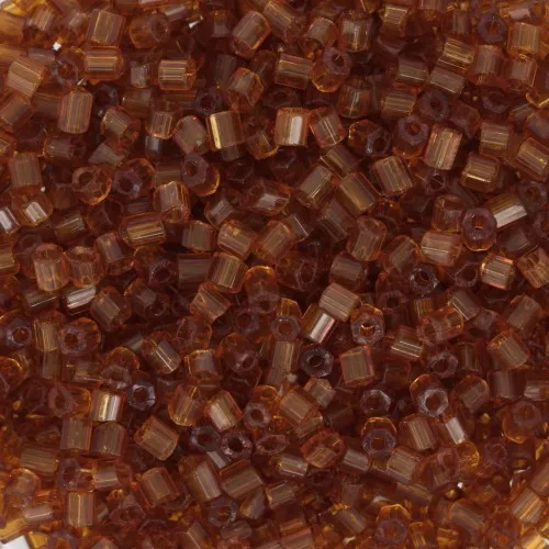 Preciosa Two Cuts 11/0 2 mm Seed Beads - Opaque Brown x 20 g