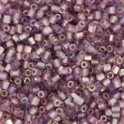 Preciosa Seed beads Two Cuts 11/0 2 mm - Light Amethyst Rainbow x20g