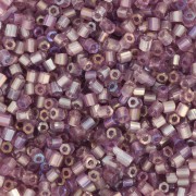 Preciosa Two Cuts 11/0 2 mm Seed Beads - Light Amethyst Rainbow x 20 g