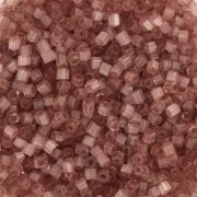 Preciosa Two Cuts 11/0 2 mm Seed Beads - Solgel Brown 3 Dyed Satin x20g