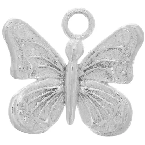 13x14mm 925 Sterling SilverButterfly charm x1